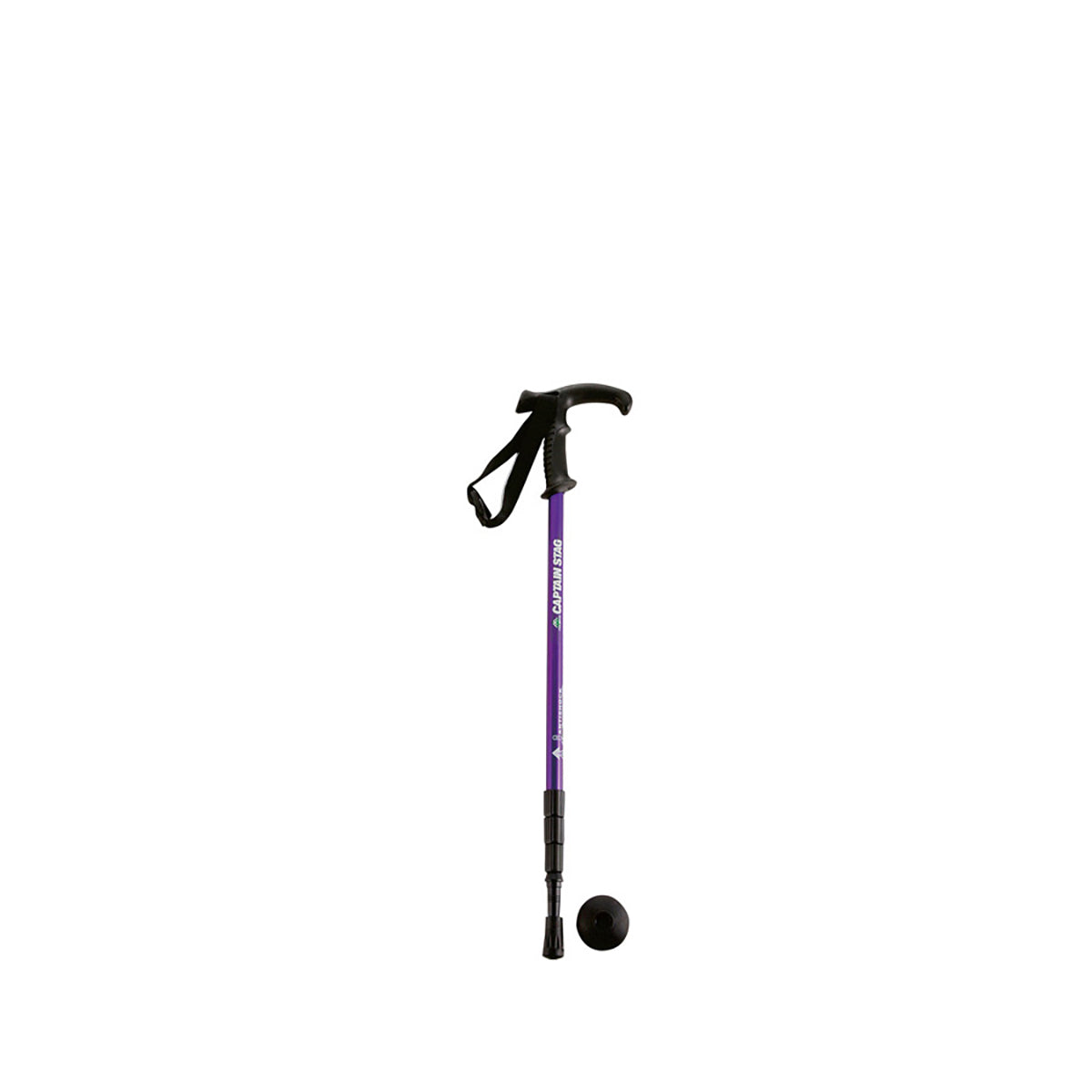 FEEL BOSCO Trekking Walking Stick T Grip (4-Section Telescopic) (M-9839) - Captain Stag