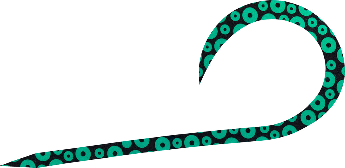 KOHGA SILICONE NECKTIE SINGLE CURLY R - DAIWA