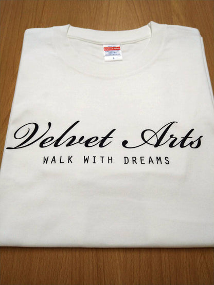 Short Sleeve T-Shirt Script Logo - VELVET ARTS