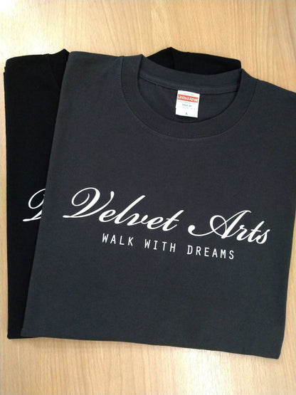 Short Sleeve T-Shirt Script Logo - VELVET ARTS