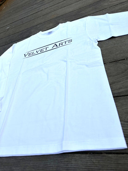 Long Sleeve T-Shirt Gothic Logo - VELVET ARTS