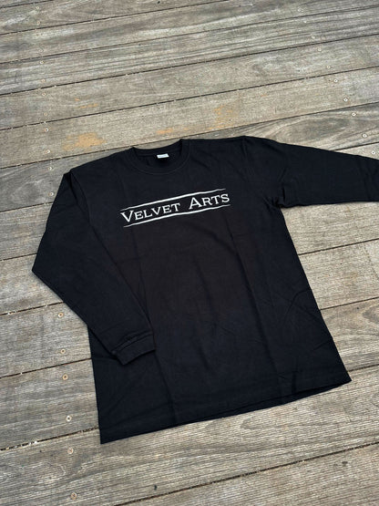 Long Sleeve T-Shirt Gothic Logo - VELVET ARTS