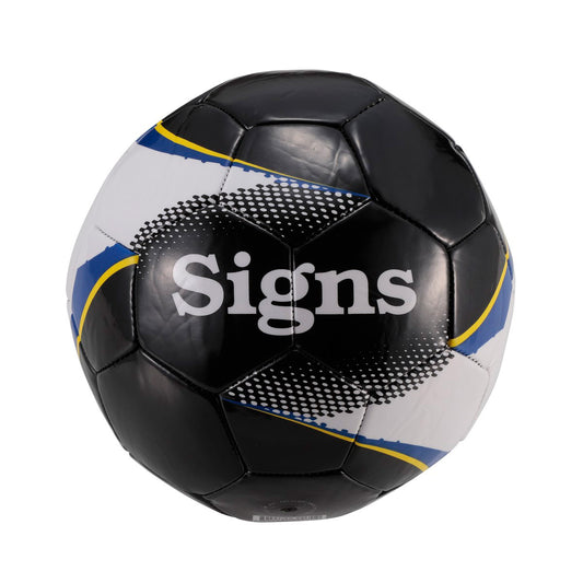Signs Soccer Ball Size 5 (U-12575) - Captain Stag