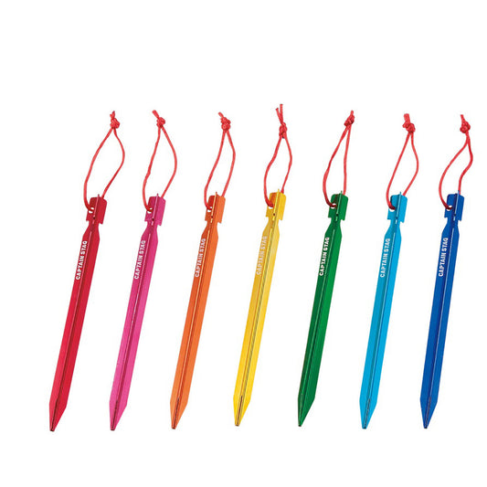 Seven Colors Duralumin Peg 18cm (UA-4505) - Captain Stag