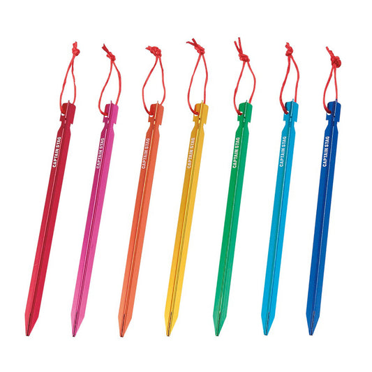 Seven Colors Duralumin Peg 23cm (UA-4506) - Captain Stag