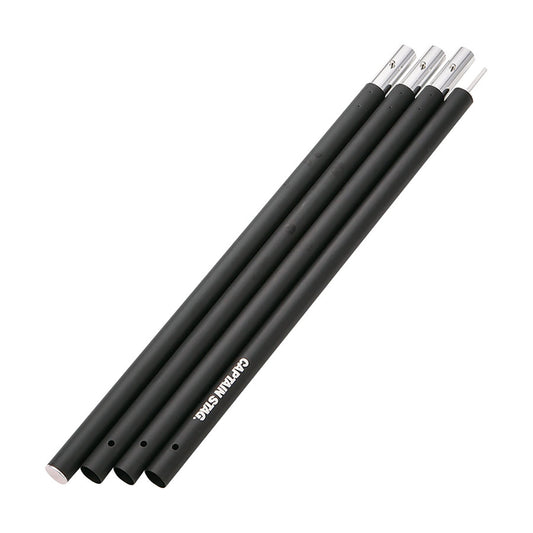 Aluminum Sectional Pole Ø28x2400(4 Sections)BK (UA-4512) - Captain Stag