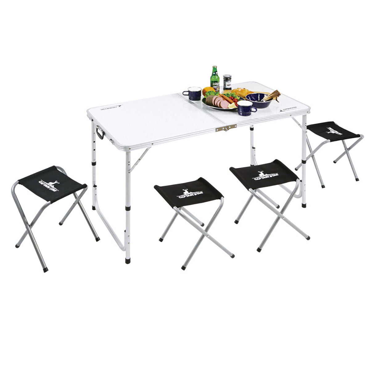 La Foret Table / Chair Set (4 People) (UC-4) - Captain Stag