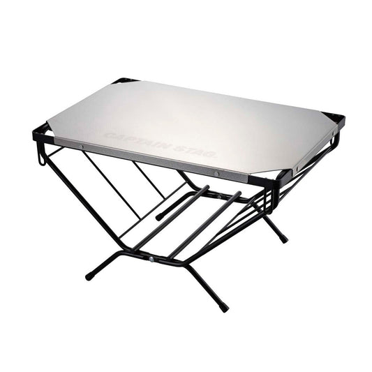 Stainless Steel Firewood Rack Table (UC-568) - Captain Stag
