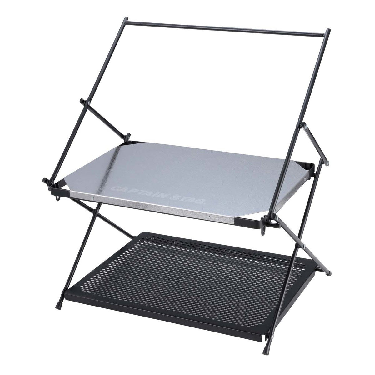 Stainless Steel Hanging Table (2 -Tier) (UC-586) - Captain Stag