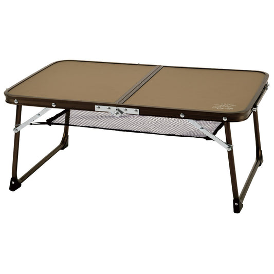 Monte Aluminum Slim Folding Table (with Mesh Shelf) (UC-607) - Captain Stag