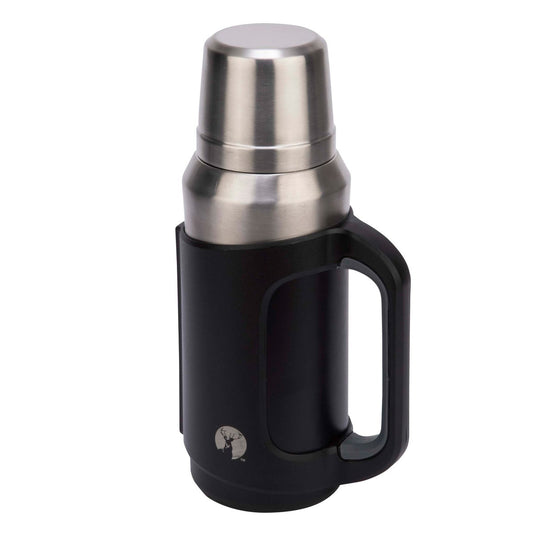 HD Double-Wall Stainless Steel Vacuum-Insulated Bottle 1500(Hollow-Wall Cup) (UE-3642) - Captain Stag