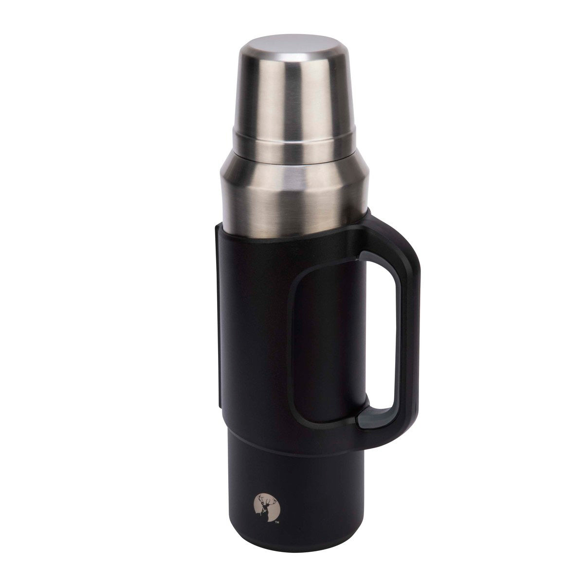 HD Double-Wall Stainless Steel Vacuum-Insulated Bottle 2000(Hollow-Wall Cup) (UE-3643) - Captain Stag