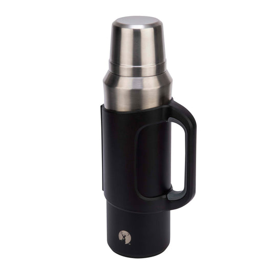 HD Double-Wall Stainless Steel Vacuum-Insulated Bottle 2000(Hollow-Wall Cup) (UE-3643) - Captain Stag