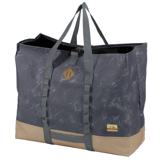 Campout Large Bag 75L(Aging Gray × Tan) (UE-638) - Captain Stag