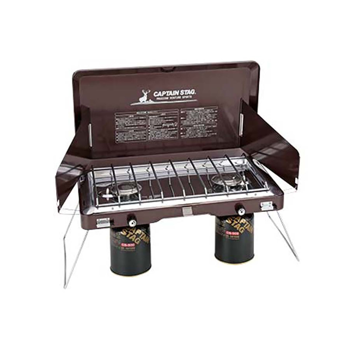 Ex-Gear Two-Burner Gas Stove (UF-17) - Captain Stag