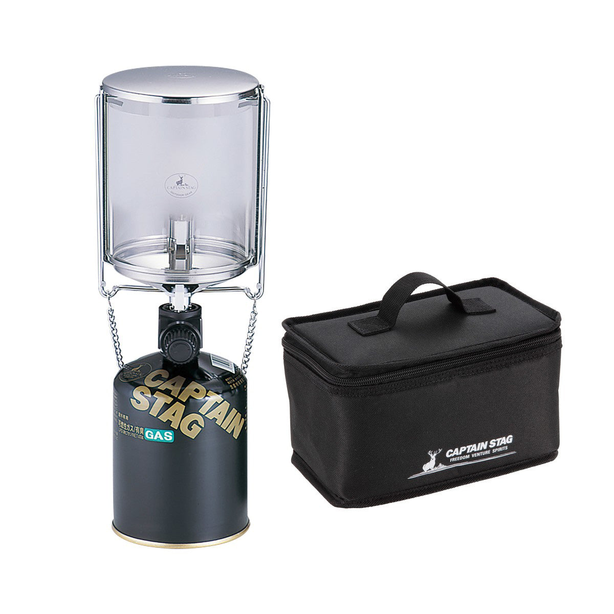 Field Gas Lantern L with Soft Case (UF-18) - Captain Stag