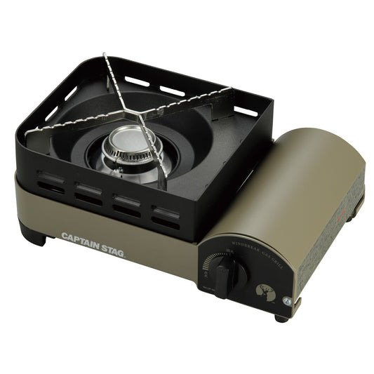 Wind Break Cassette Gas Stove Junior (UF-31) - Captain Stag