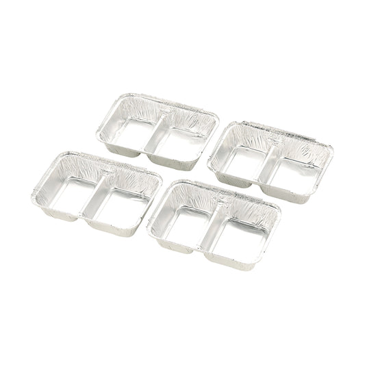 Multi-Cooking Divided Square Plate 4-Pack (UG-1552) - Captain Stag
