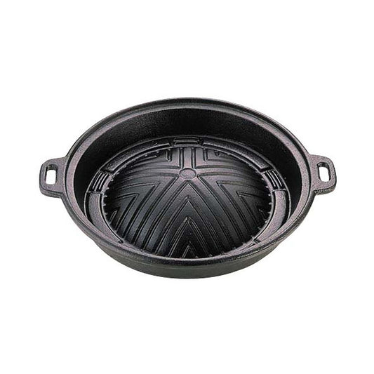 Cast Iron Jingisukan Grill Pan 25cm (UG-3038) - Captain Stag