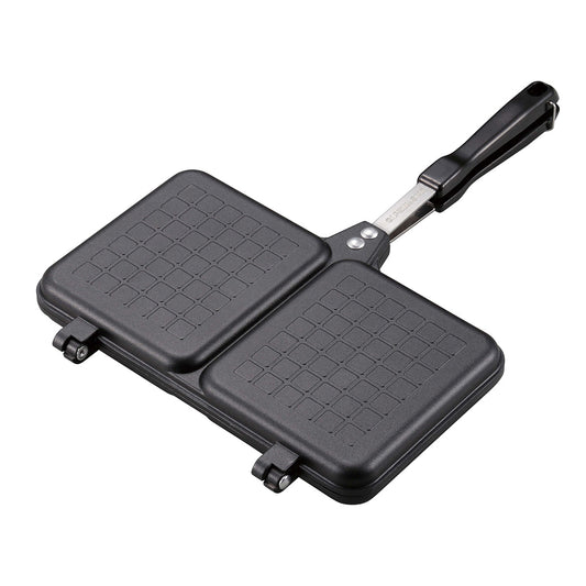 Cast Aluminium Twin Sandwich Toaster (UG-3057) - Captain Stag
