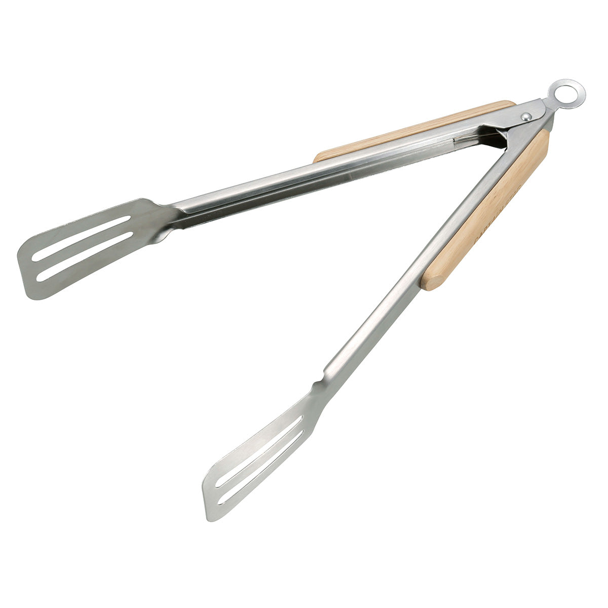 BBQ Wood-Grip Turner Tongs 30cm (UG-3273) - Captain Stag