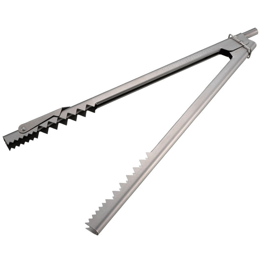 Charcoal Tongs with Integrated Fire Blowpipe (UG-3306) - Captain Stag