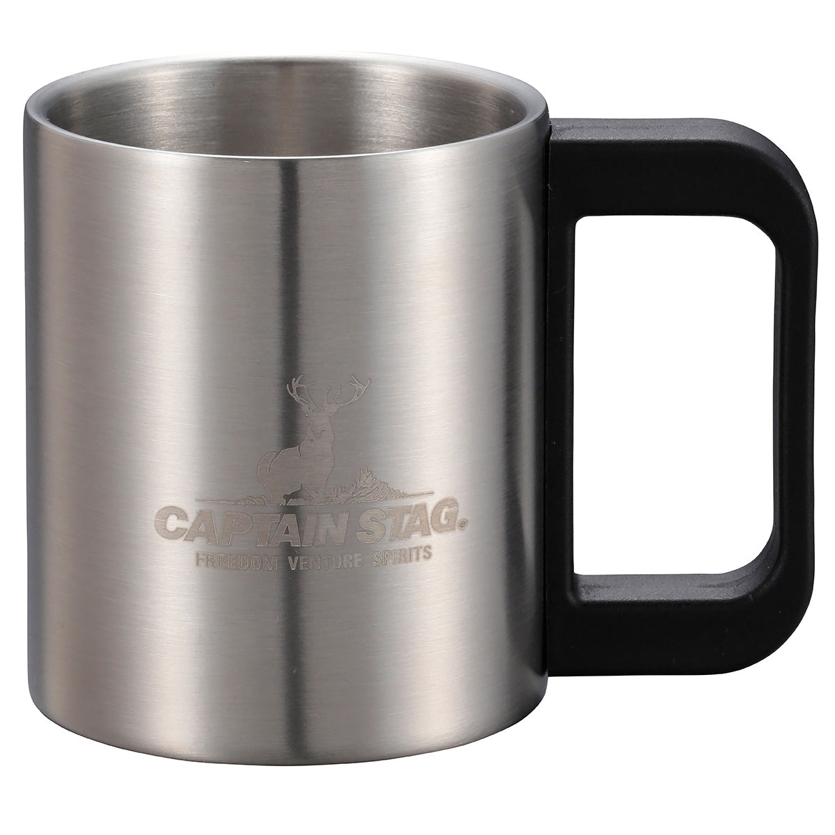 NEW Freedom Double-Wall Stainless Steel Mug 250ml (UH-2011) - Captain Stag