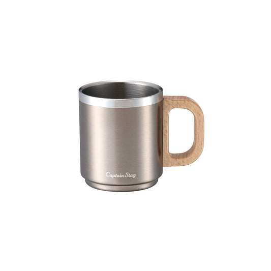 CS Charmant Double-Wall Stainless Steel Mug 220ml (UH-2030) - Captain Stag