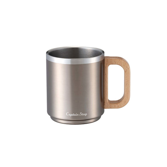 CS Charmant Double-Wall Stainless Steel Mug 330ml (UH-2033) - Captain Stag
