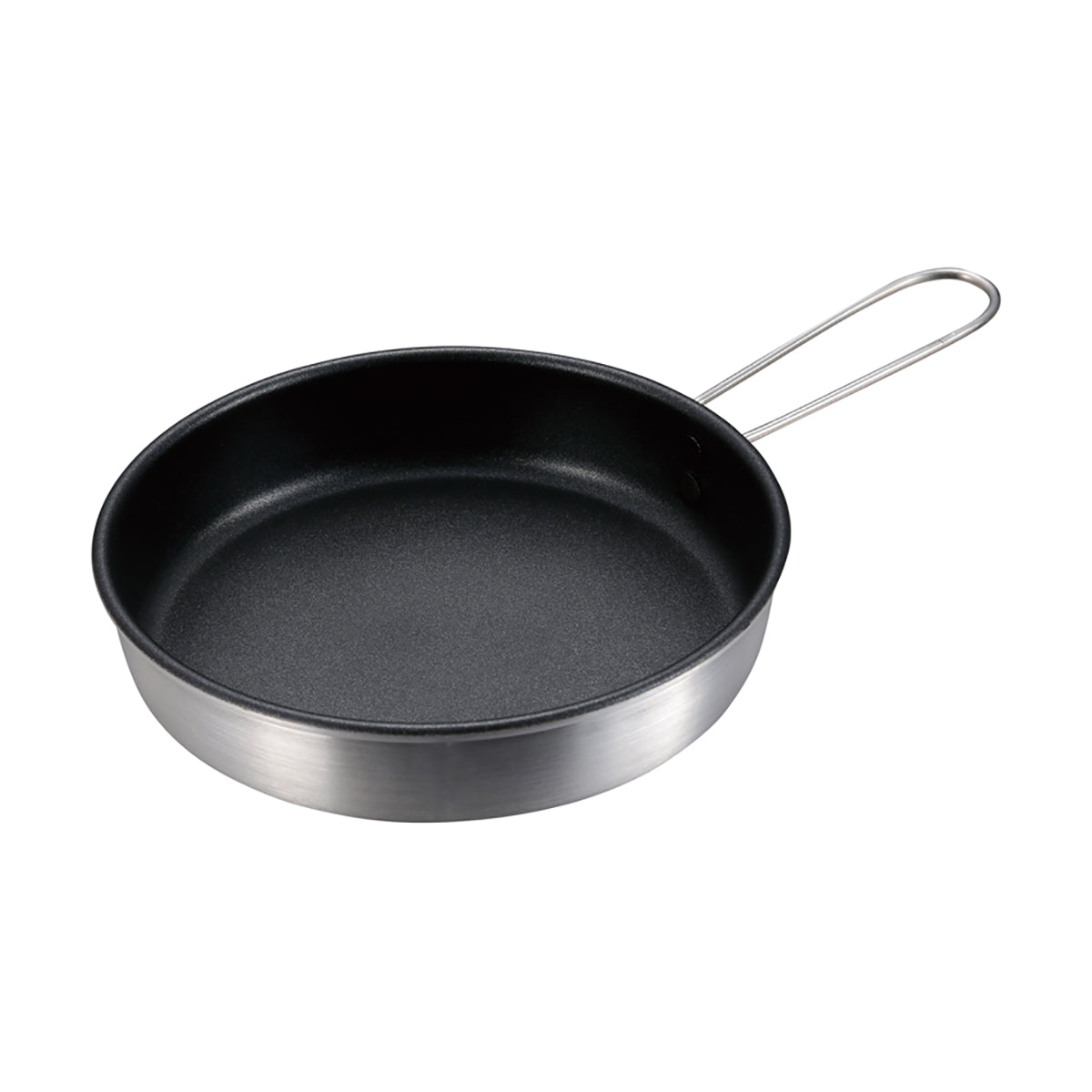 Folding-Handle Mini Frying Pan 16cm (UH-4111) - Captain Stag