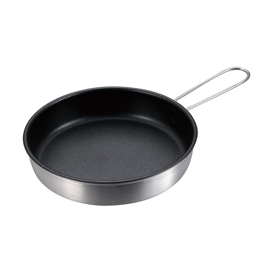 Folding-Handle Mini Frying Pan 16cm (UH-4111) - Captain Stag