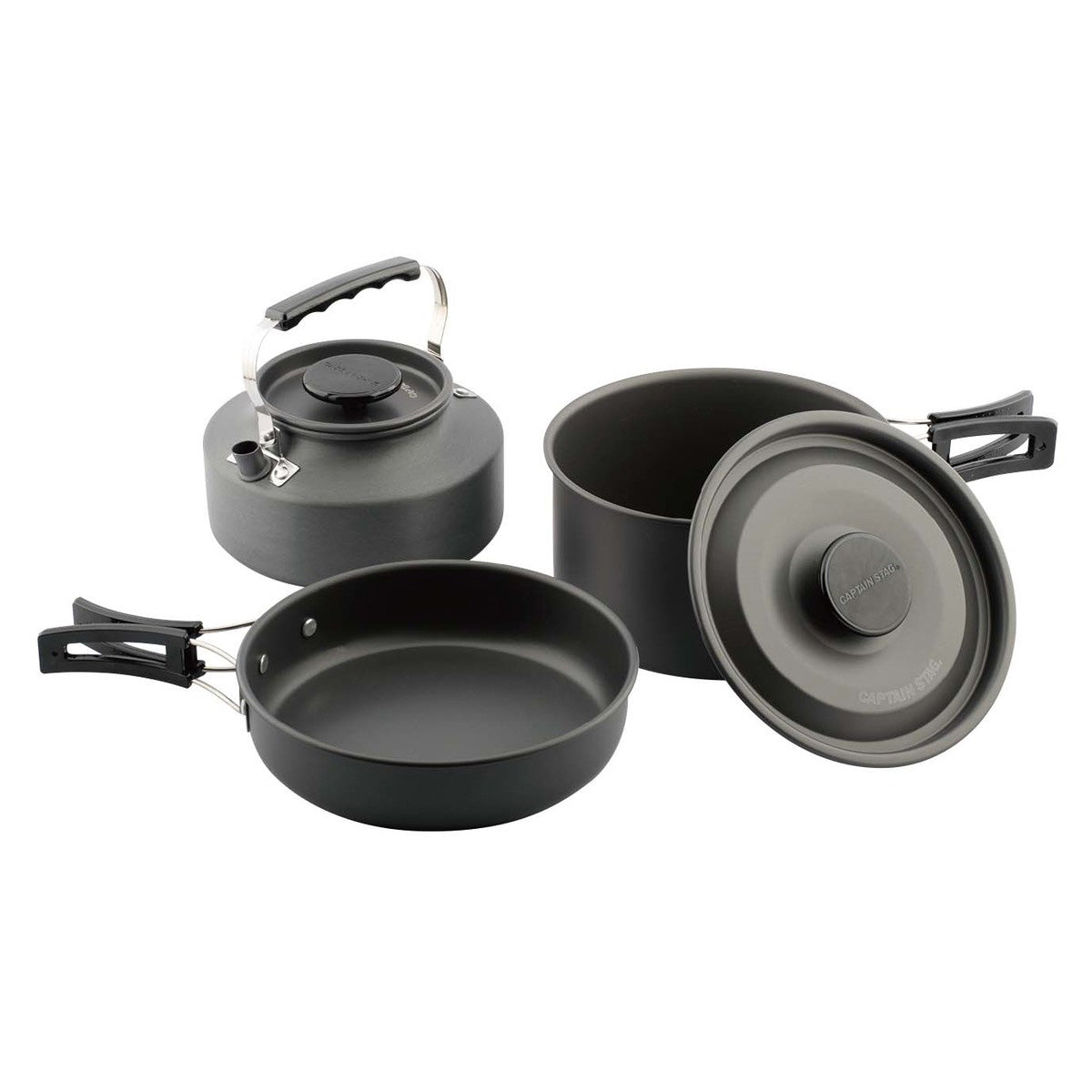 CAPTAIN STAG Easy Aluminum Cooker Set (UH-4121) - Captain Stag