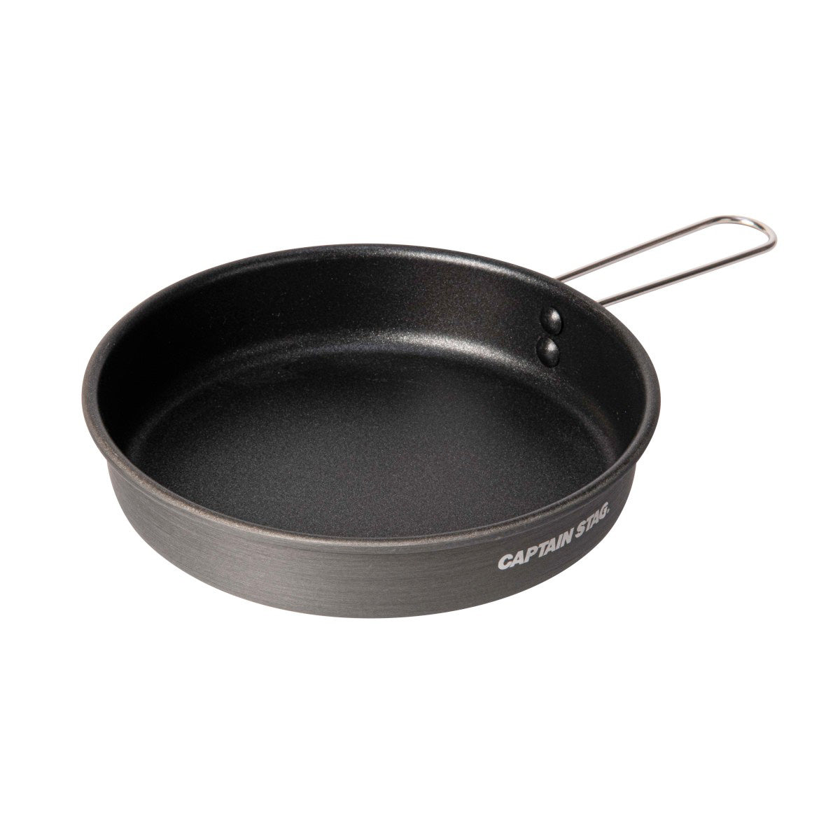 Folding-Handle Mini Frying Pan 16cm BK (UH-4131) - Captain Stag