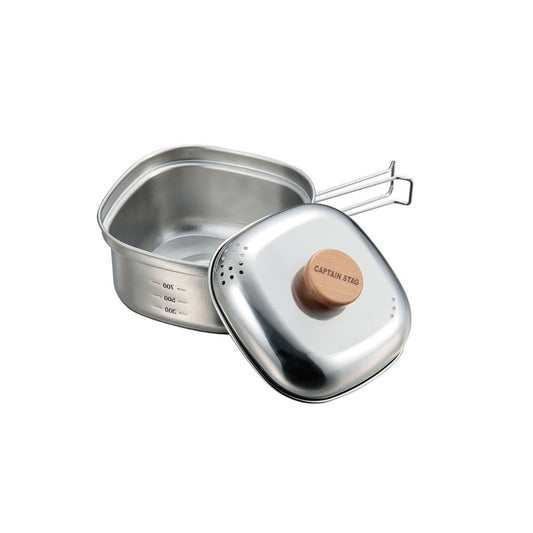 Stainless Steel Square Ramen Cooker 1.3L (UH-4202) - Captain Stag
