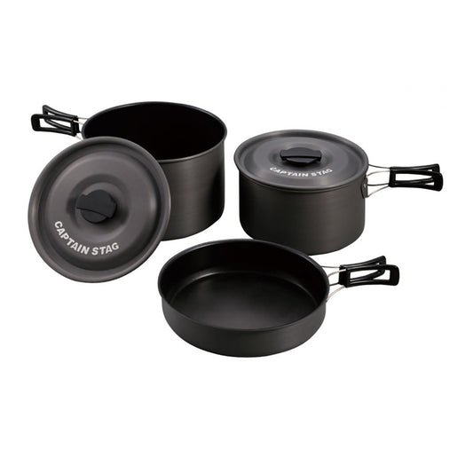 Aluminum Cooker L Set (UH-4203) - Captain Stag