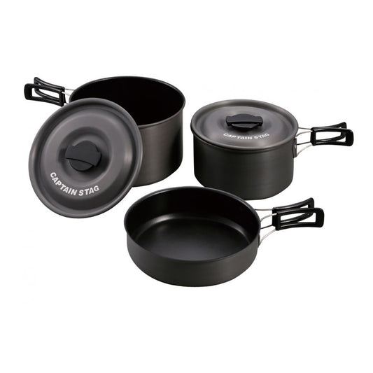 Aluminum Cooker M Set (UH-4204) - Captain Stag