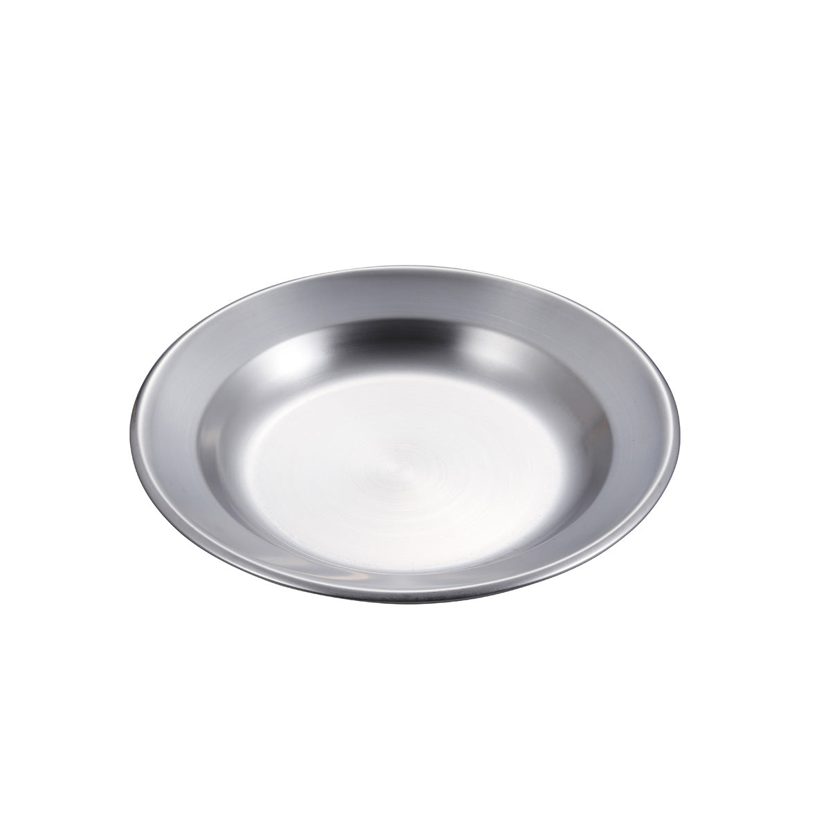 Stainless Steel Round Curry Plate 22cm (UH-43) - Captain Stag