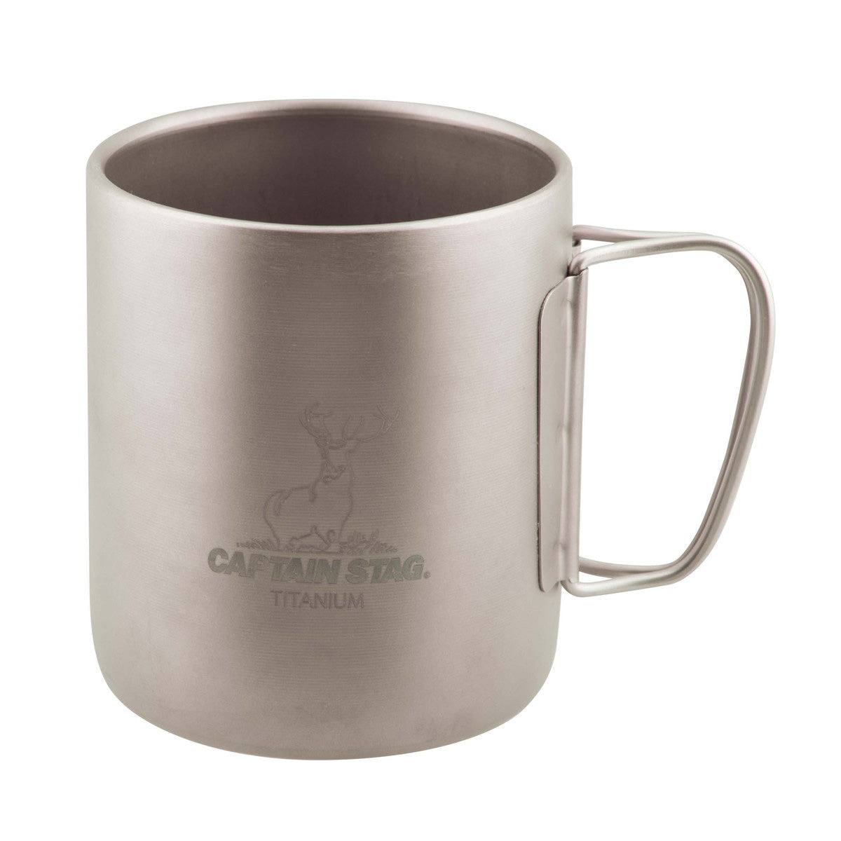 Titanium Double-Wall Mug 450 (UH-4506) - Captain Stag