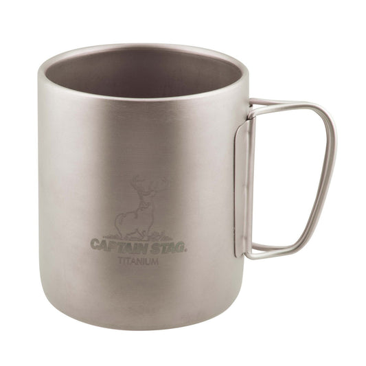 Titanium Double-Wall Mug 450 (UH-4506) - Captain Stag