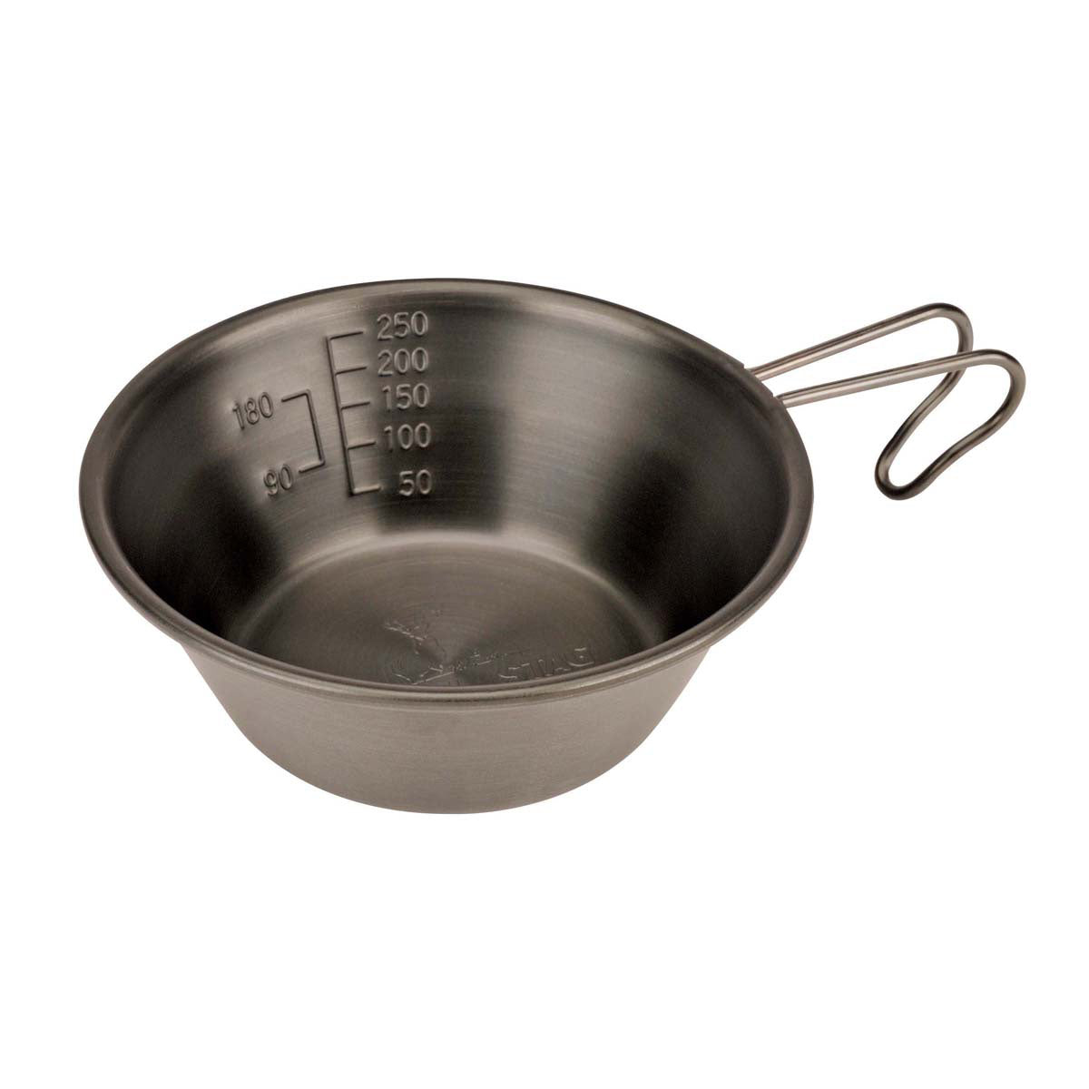 Black Oxidised Finish Stainless Steel Sierra Cup 320ml Stamped Logo (UH-75) - Captain Stag