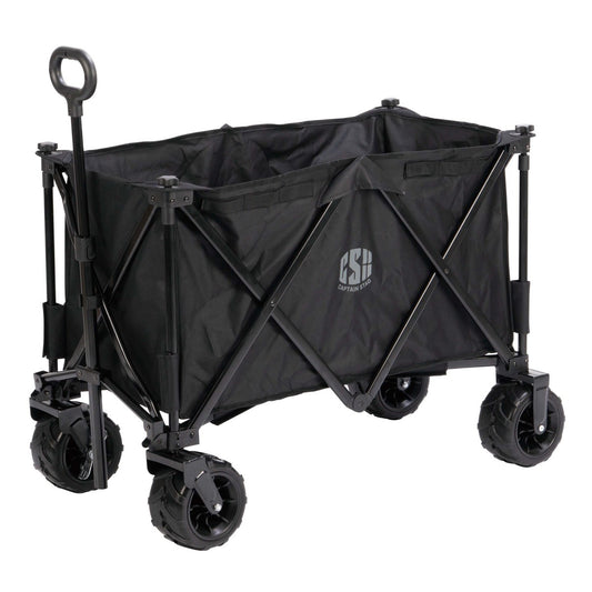 CS+ Collapsible Four-Wheel Wagon DX (UL-1086) - Captain Stag