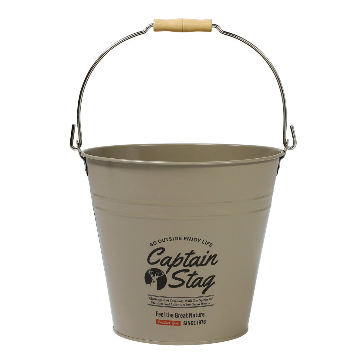 CS Steel Bucket 10L (UM-1619) - Captain Stag