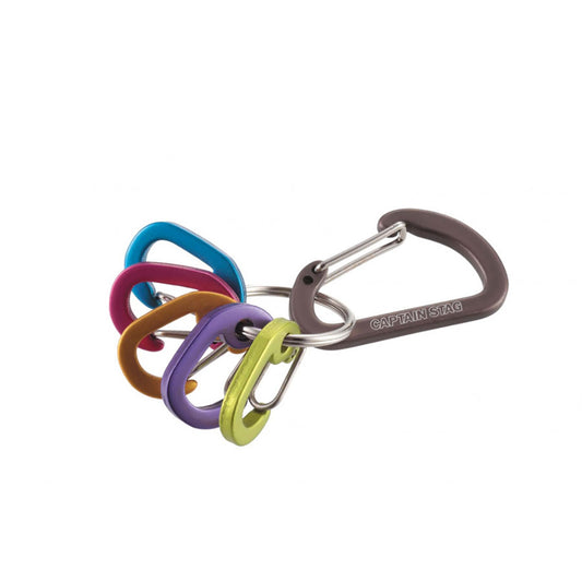 Aluminum Accessory Key Carabiner (Colorful) (UM-1877) - Captain Stag