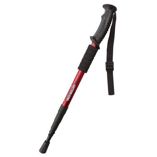 FEEL BOSCO Trekking Walking Stick Bent Grip (Compact 4-Section Telescopic) (UM-2317) - Captain Stag