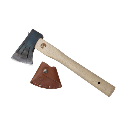 Hand Axe Straight 330 with Leather Cover (UM-8) - Captain Stag