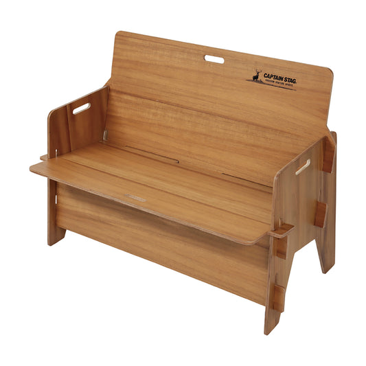 CS Classics Plywood with Backrest Bench (UP-1047) - Captain Stag