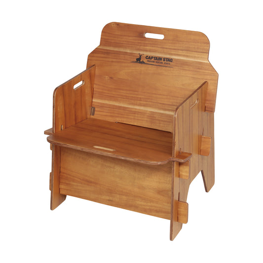 CS Classics Plywood with Backrest Solo Bench (UP-1051) - Captain Stag