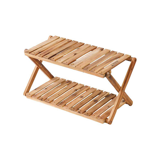CS Classics Wooden 2 -Tier MOVE Rack (600) (UP-2582) - Captain Stag