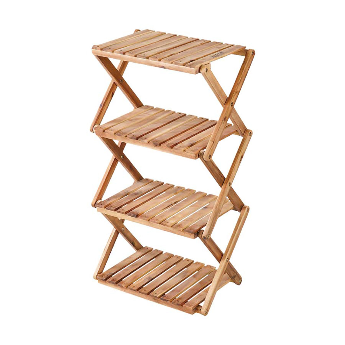 CS Classics Wooden 4 -Tier MOVE Rack (460) (UP-2583) - Captain Stag