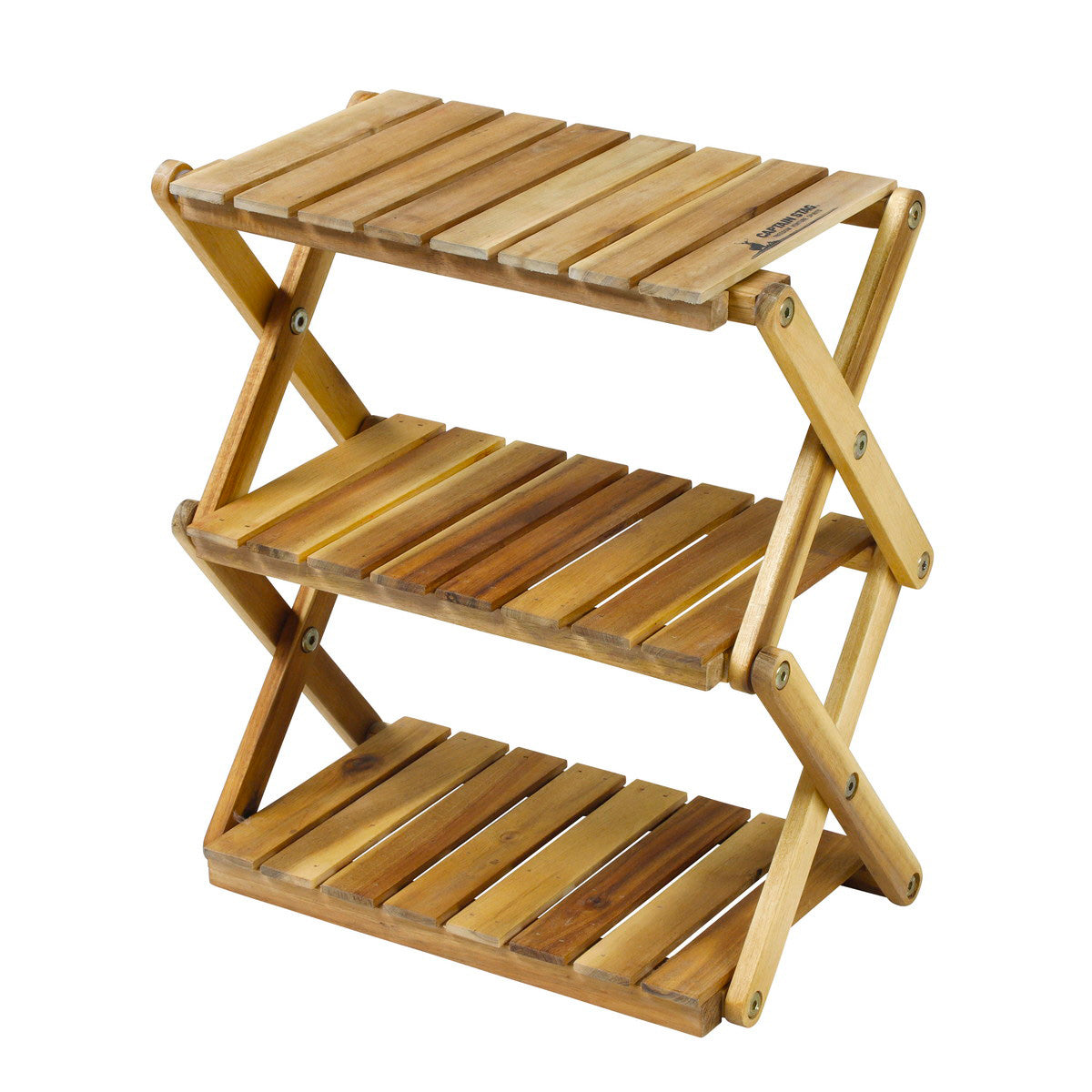 CS Classics Wooden 3 -Tier MOVE Rack (Mini) (UP-2721) - Captain Stag